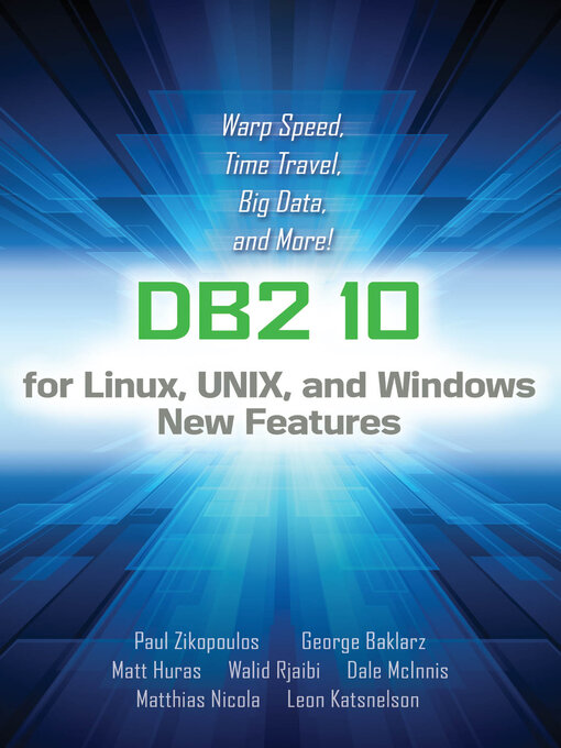 Title details for IBM DB2 Version 10 by Paul Zikopoulos - Available